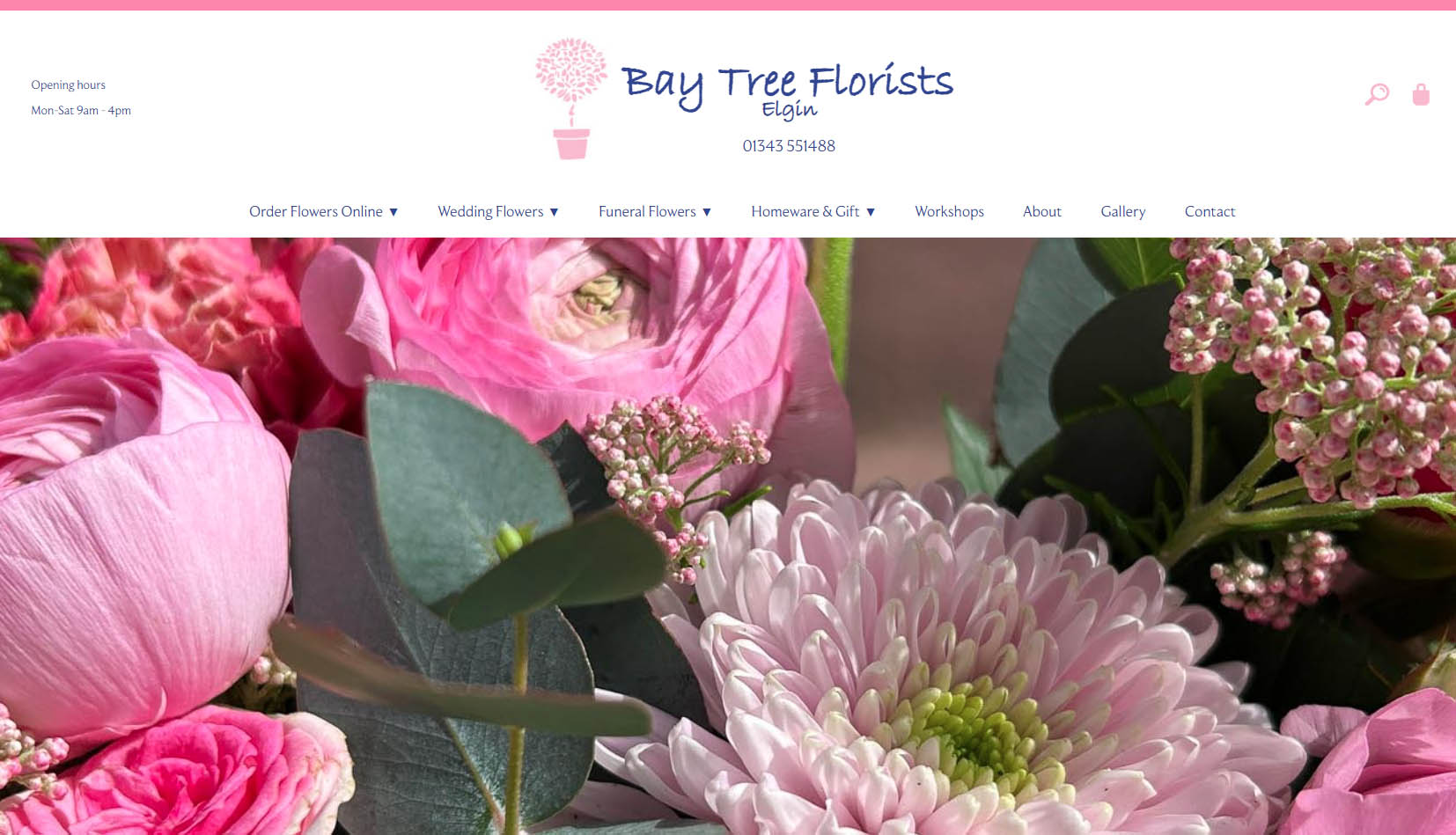 Bay Tree Florists Website