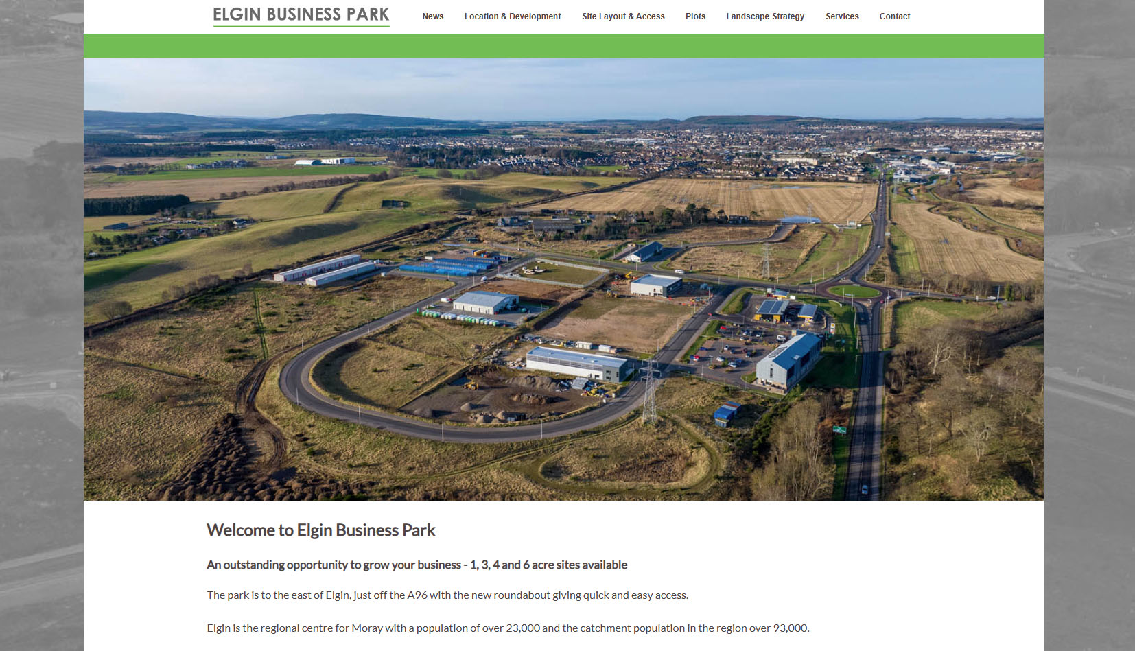 Elgin Business Park Website