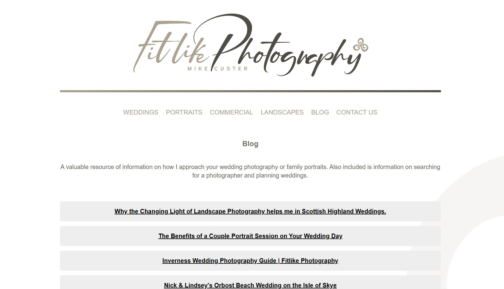 Fit Like Photography - About
