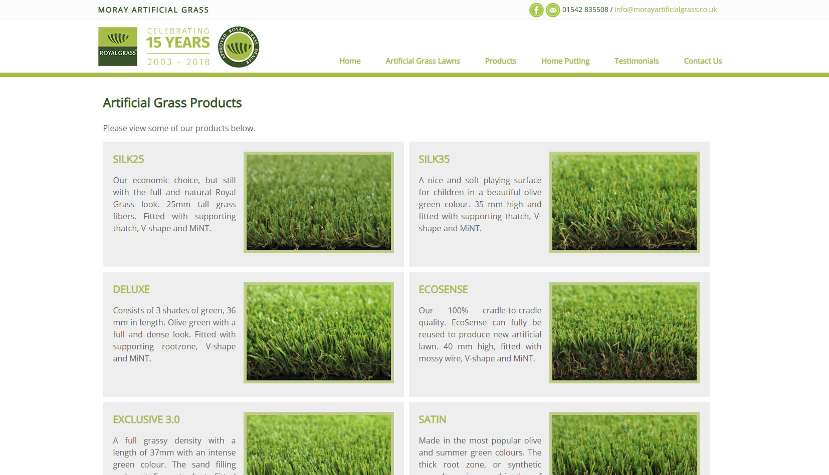 Moray Artificial Grass - Products