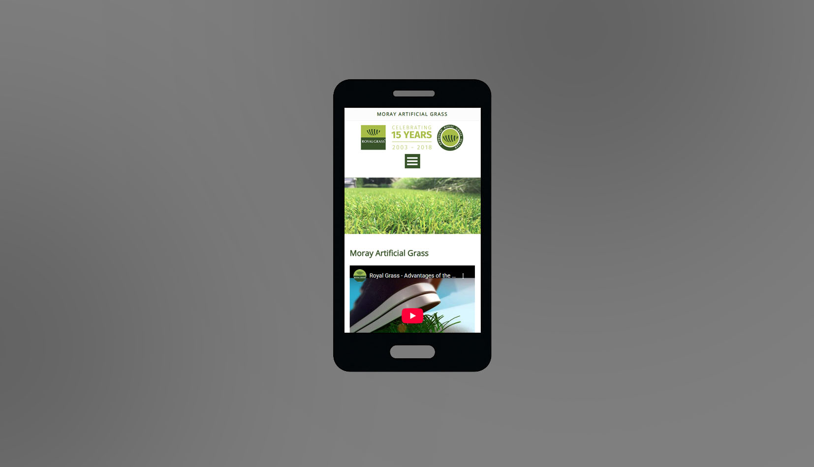 Moray Artificial Grass - Mobile View