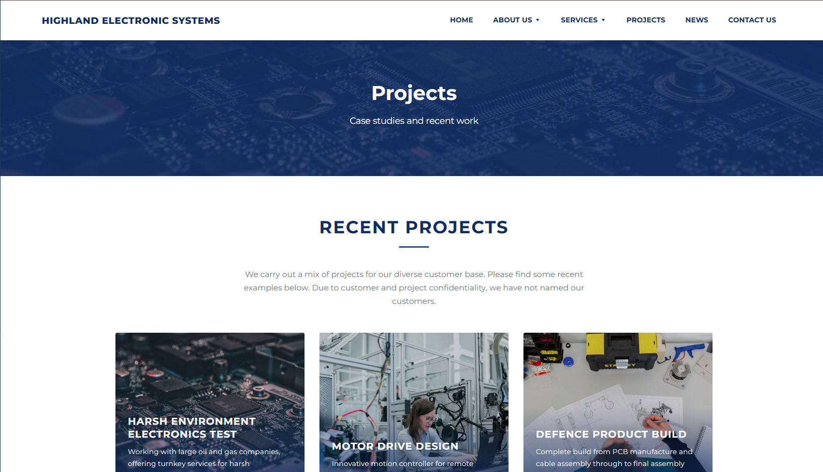 Highland Electronic Systems - Capabilities