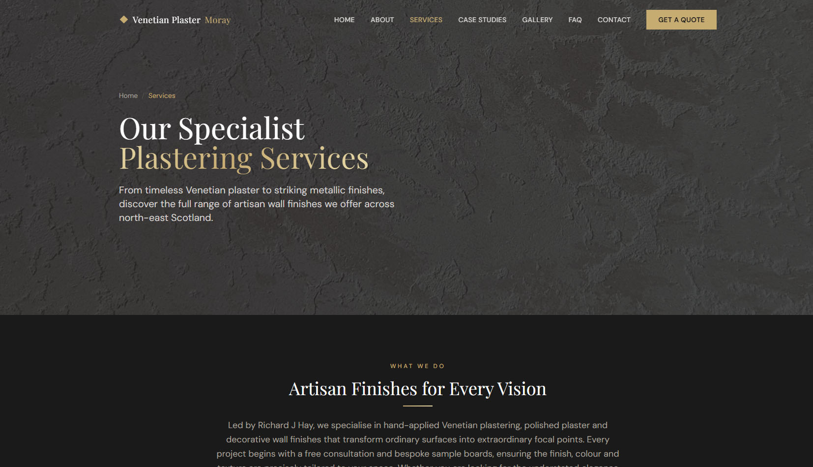 Venetian Plaster Moray - Services