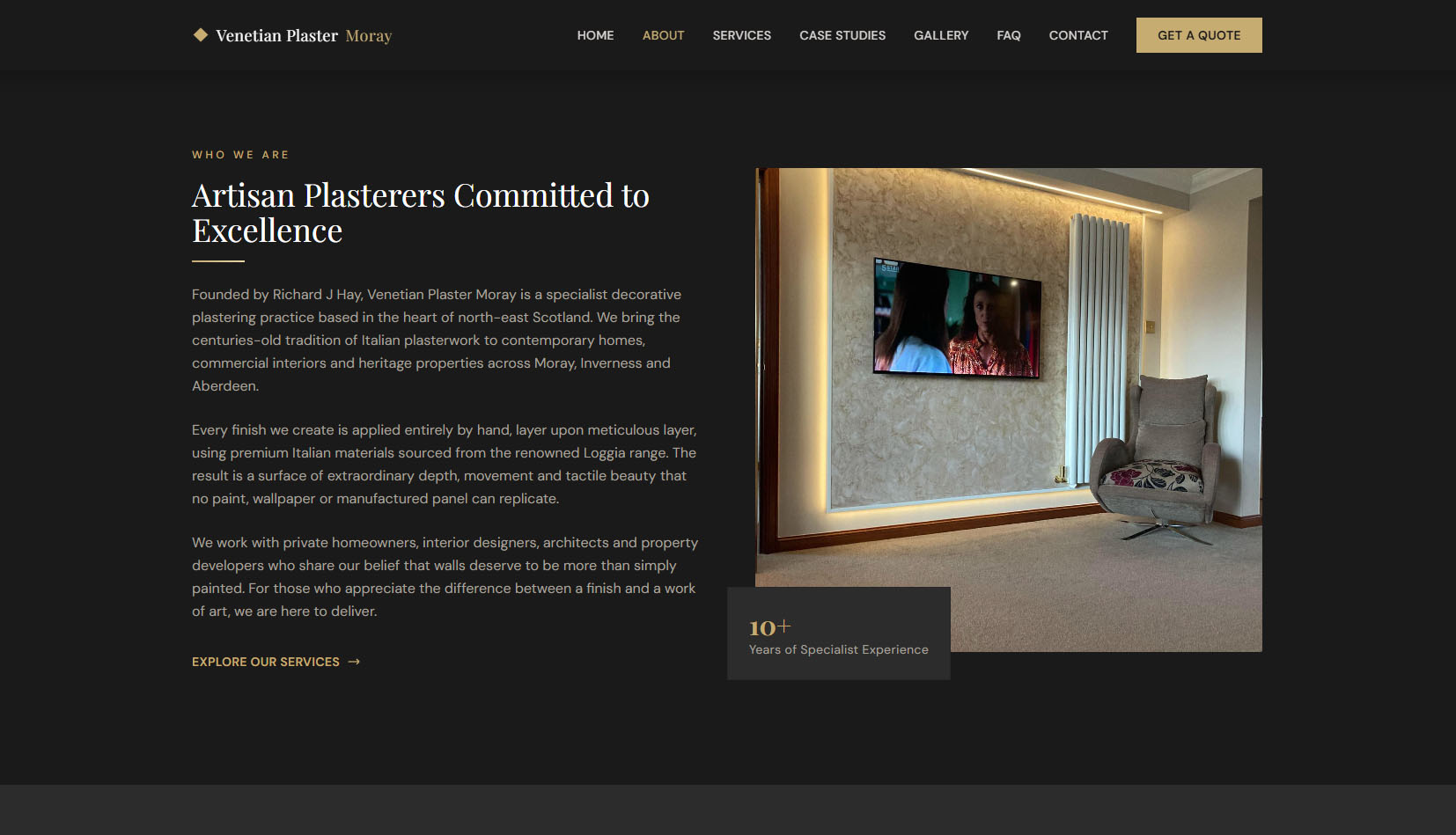 Venetian Plaster Moray - Gallery